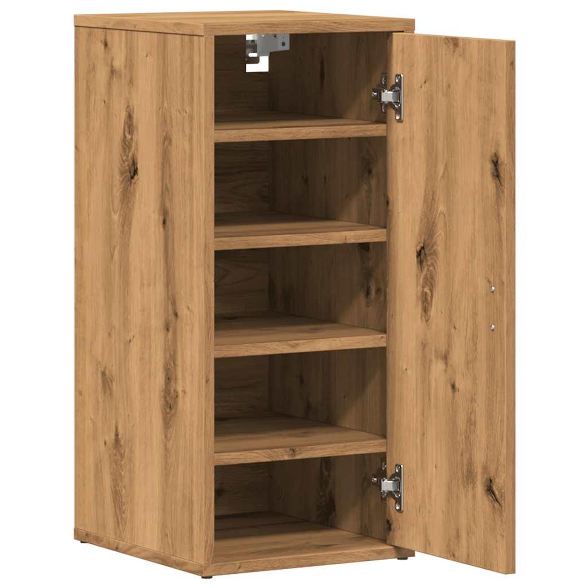 Voir la diapositive 5 : VIDAXL Armoire a chaussures chene artisanal bois d'ingenierie