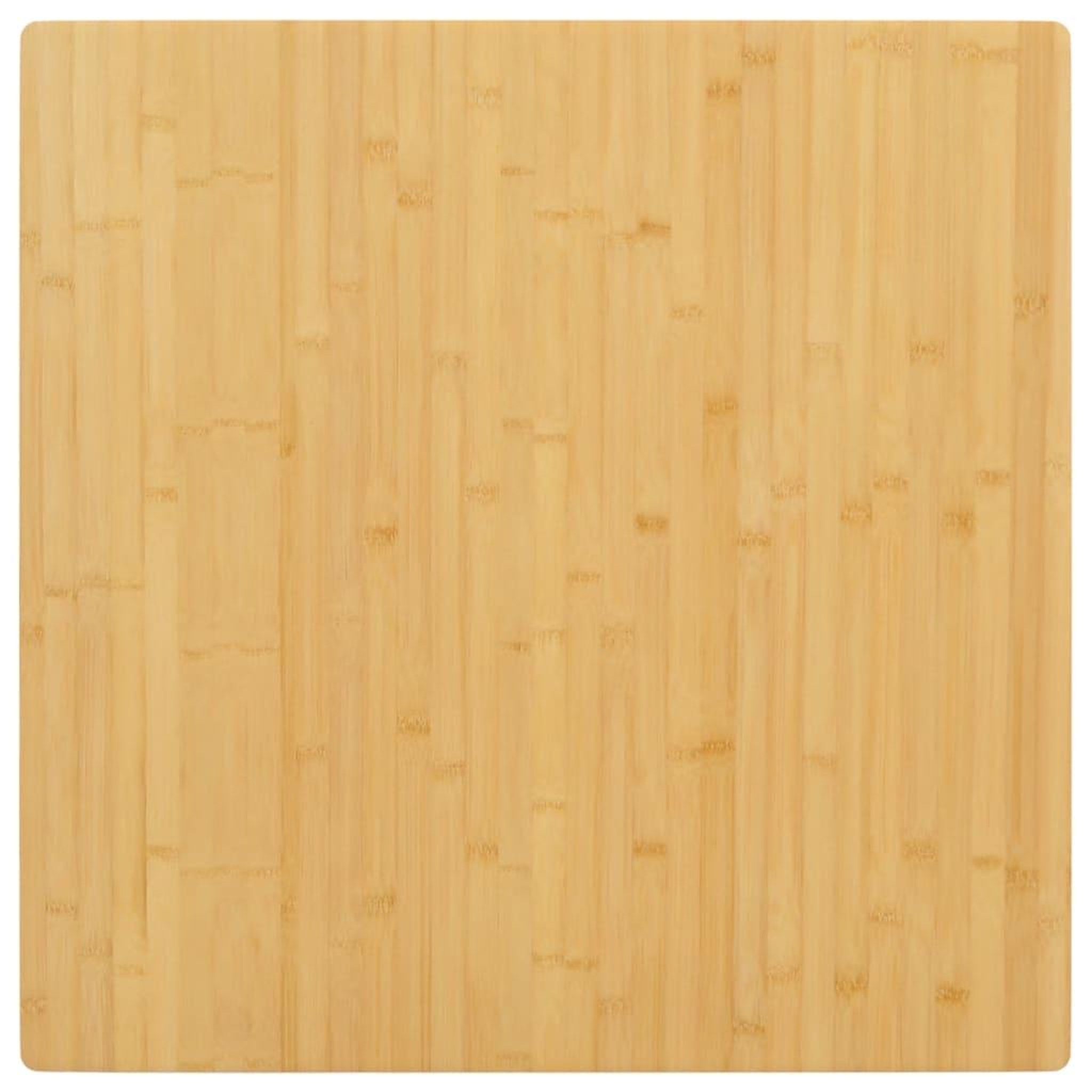 VIDAXL Dessus de table 70x70x1,5 cm bambou