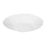SECRET DE GOURMET Lot de 6 Assiettes Creuses  Alma  22cm Blanc
