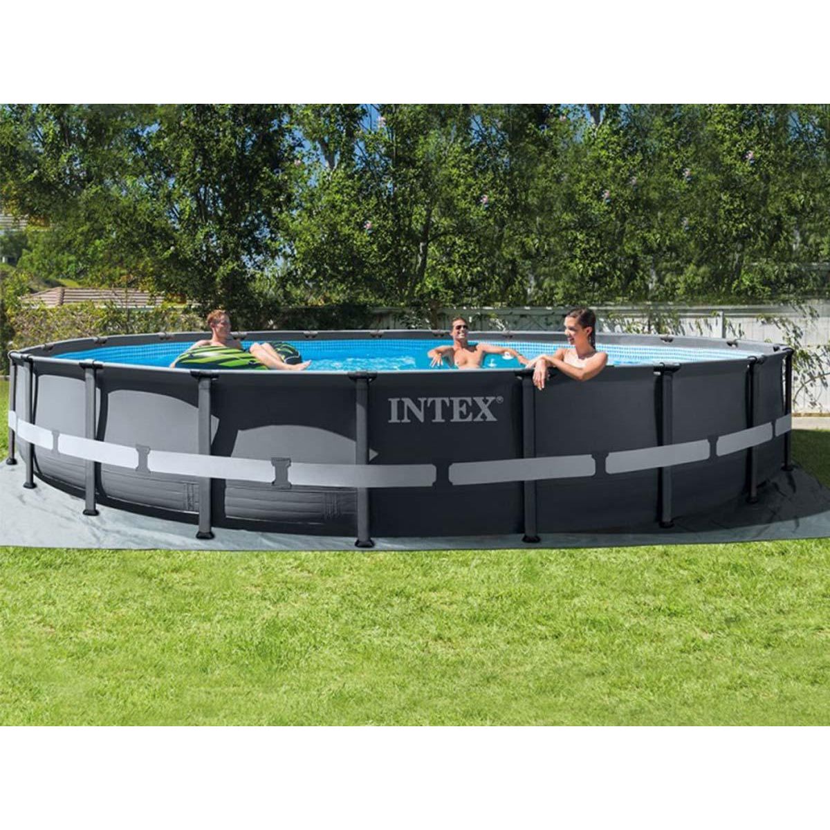 INTEX Piscine tubulaire Ultra XTR Frame ronde 6,10 x 1,22 m - Intex
