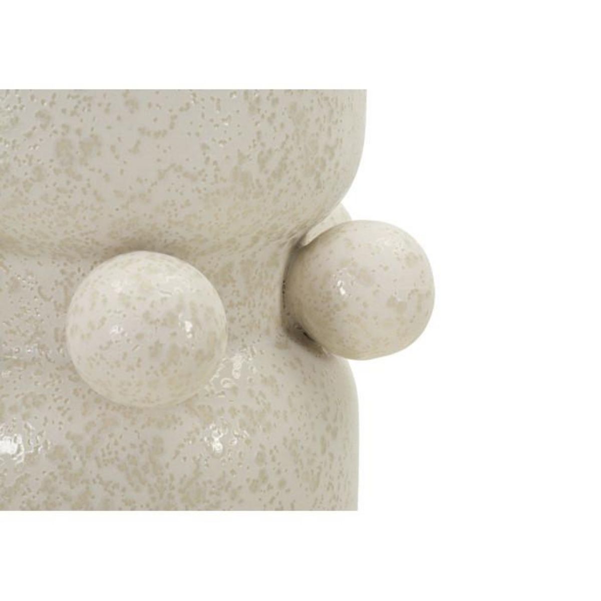 Paris Prix Vase Cylindrique en Céramique  Bubbles  28cm Crème