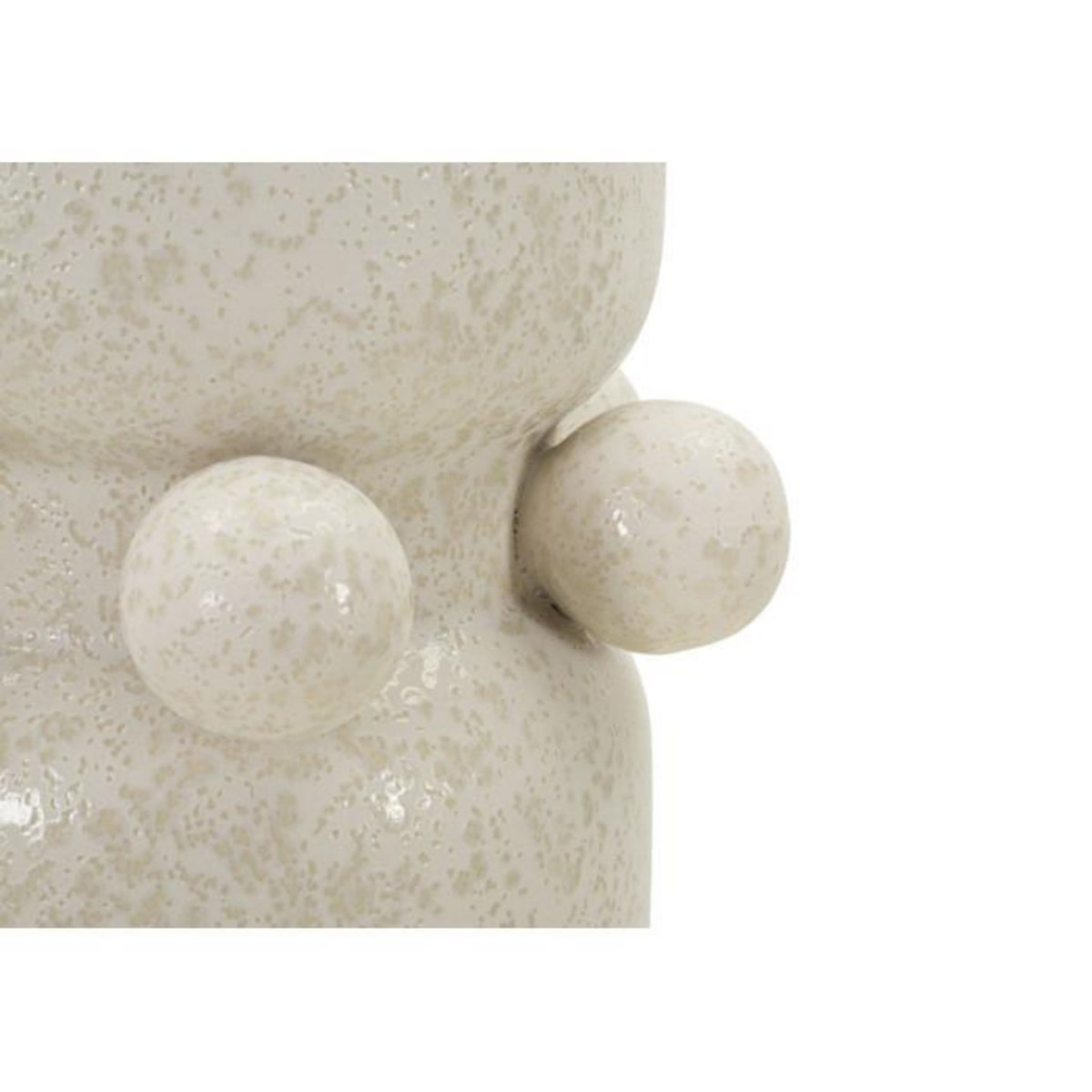 Paris Prix Vase Cylindrique en Céramique  Bubbles  28cm Crème