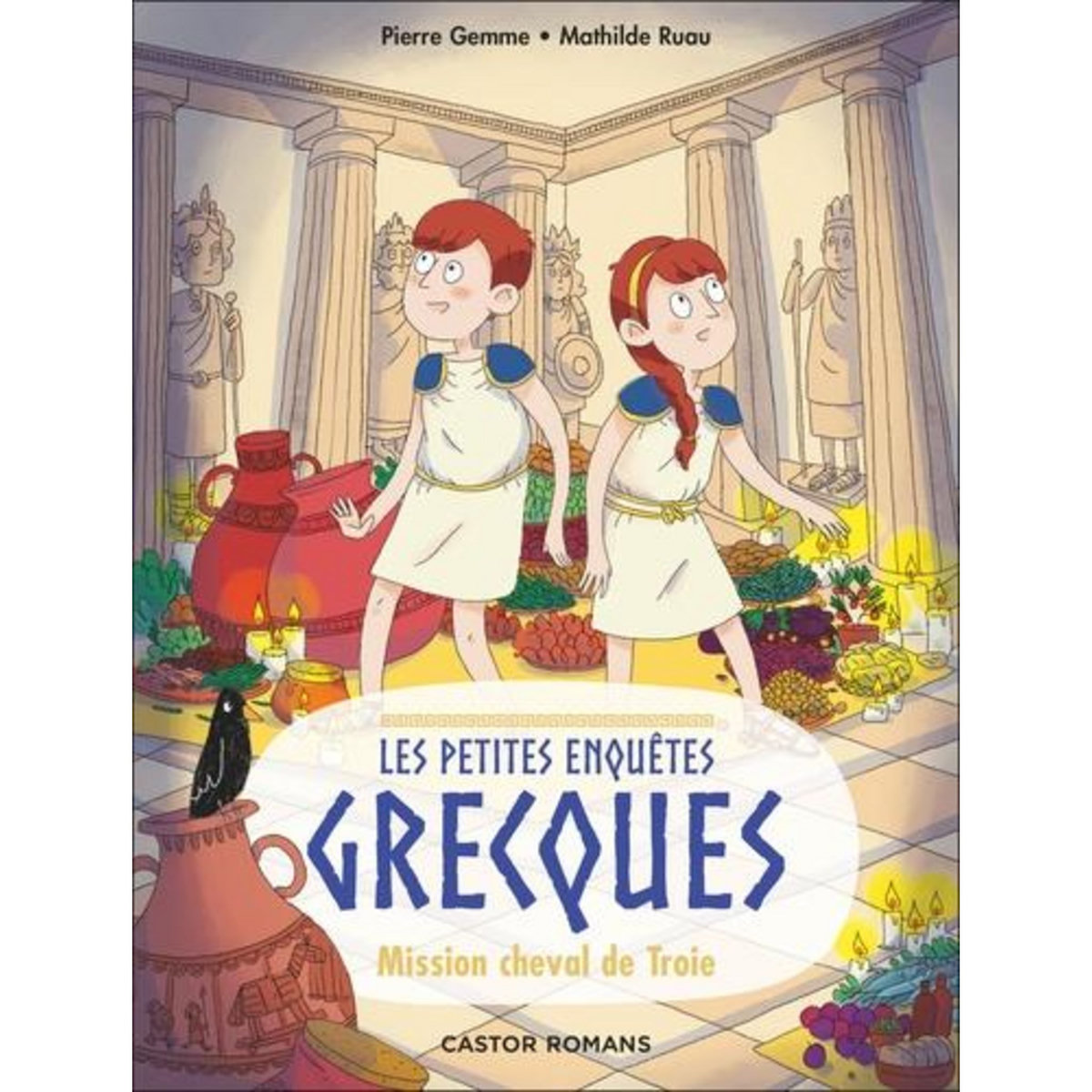 LES PETITES ENQUETES GRECQUES TOME 2 : MISSION CHEVAL DE TROIE, Gemme Pierre