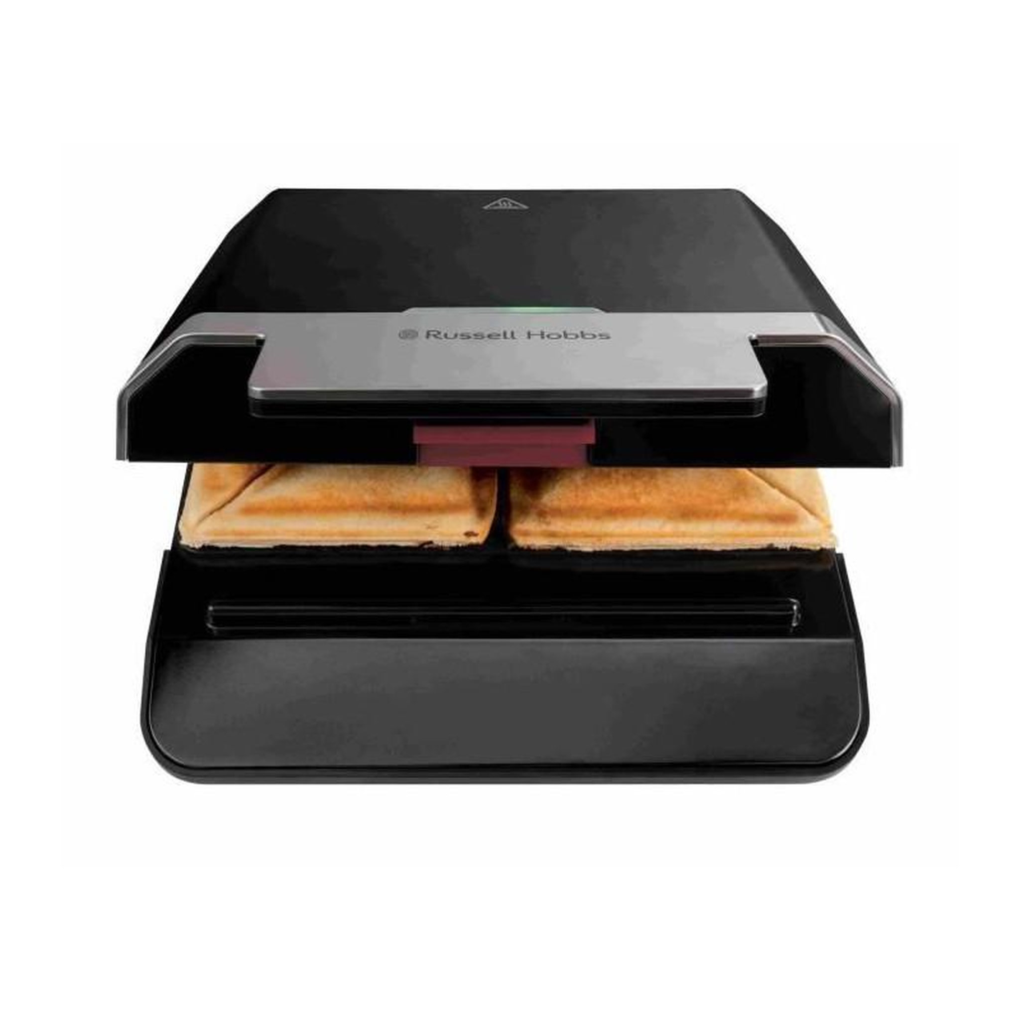 Russell Hobbs Croque-monsieur - RUSSELL HOBBS - 26800-56 - 750 W - Chauffage rapide : 108 s - Anti-adhésif - Noir / Acier