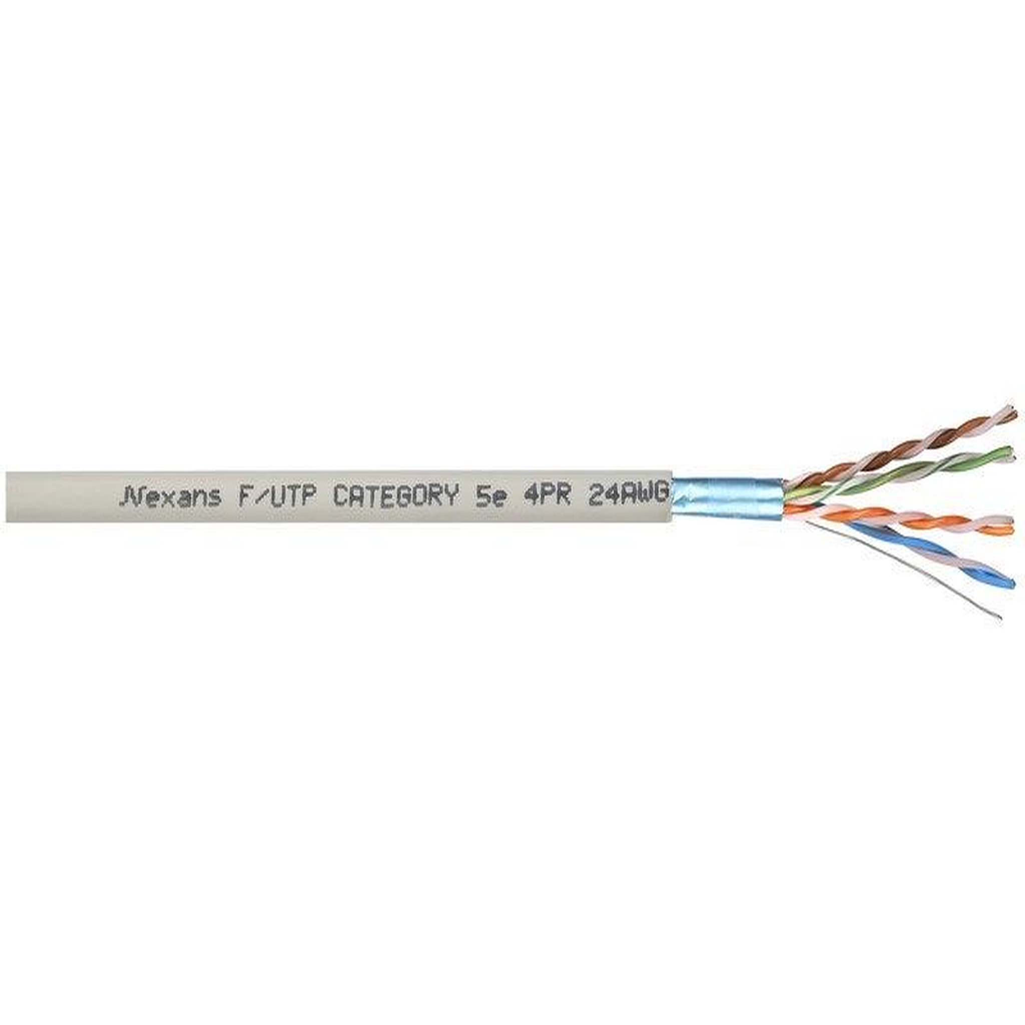 CENTRALE BRICO Câble Électrique Rj45 Gris, L.50 M