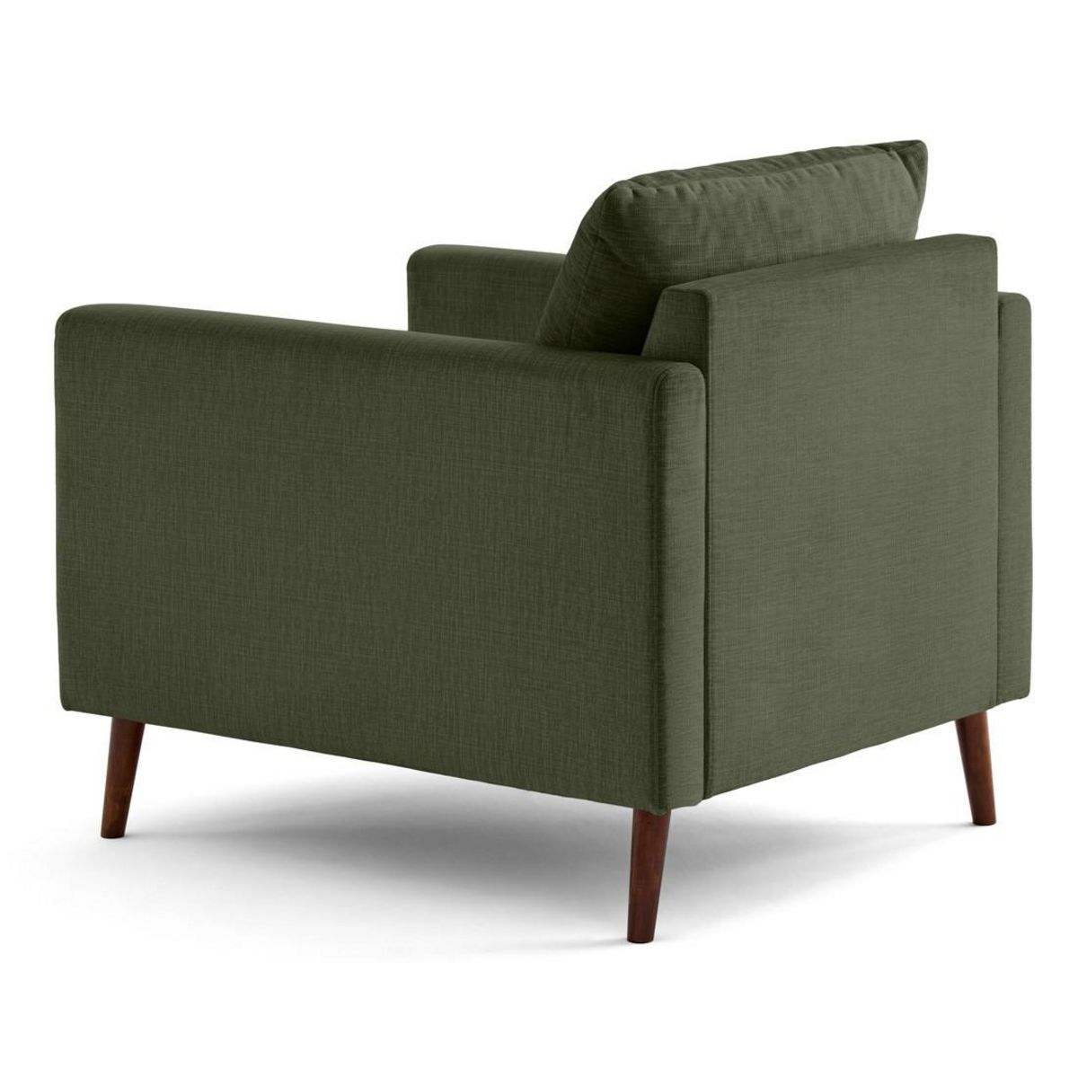 LISA DESIGN Ostrava - fauteuil en velours pieds en bois