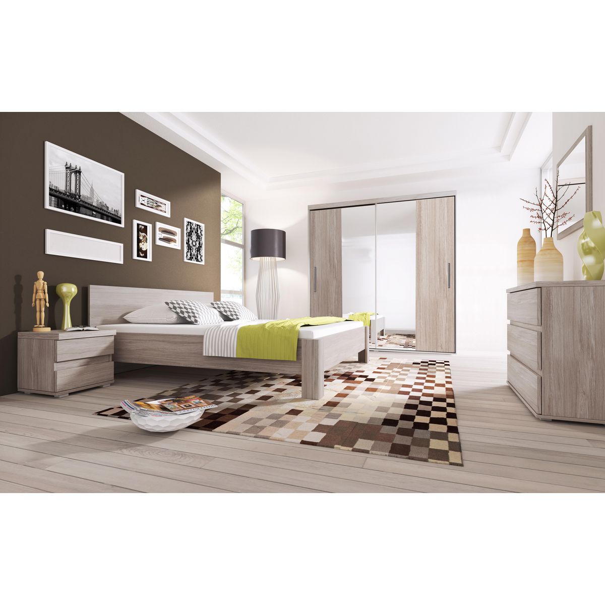 Commode 3 tiroirs L100cm CELINE