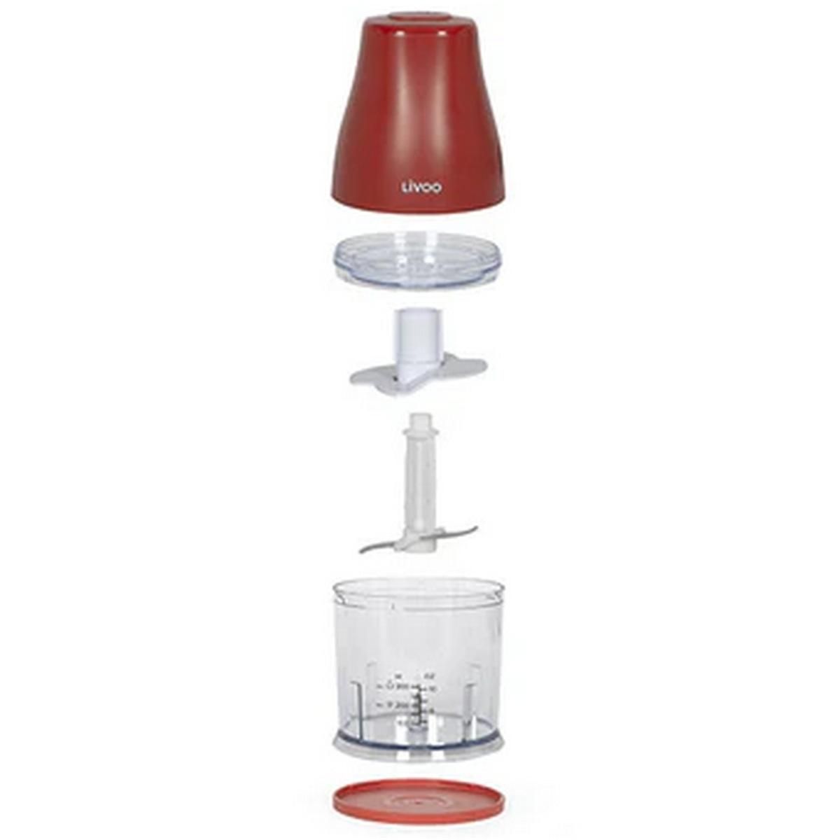 LIVOO Hachoir 0.3 l rouge - DOP244R