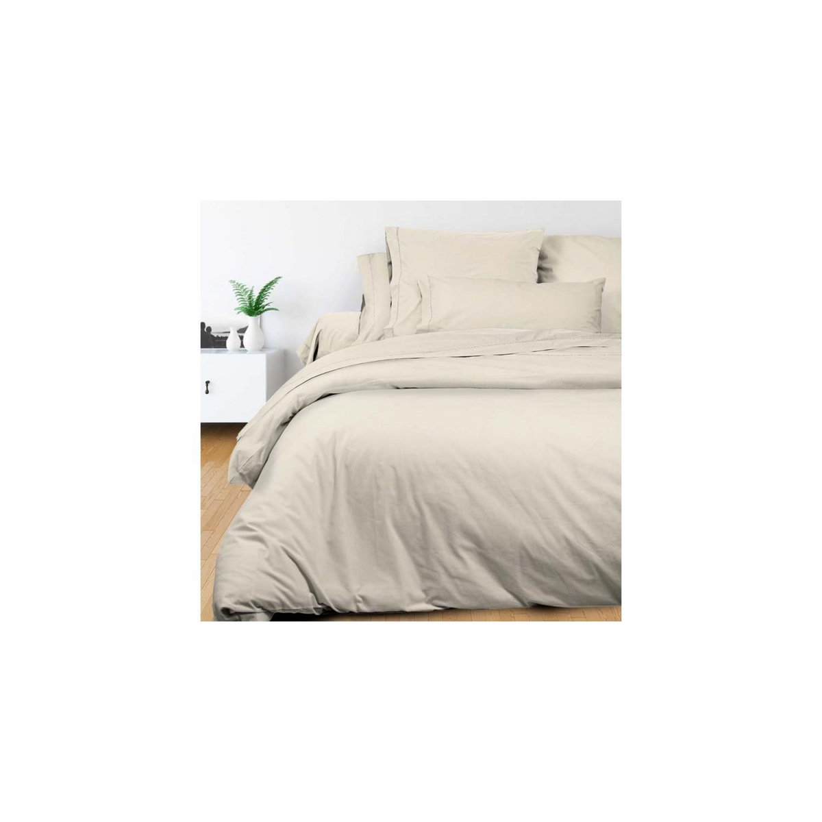 Camille Taie d'oreiller en coton percale CAMILLE, par Songe de Camille