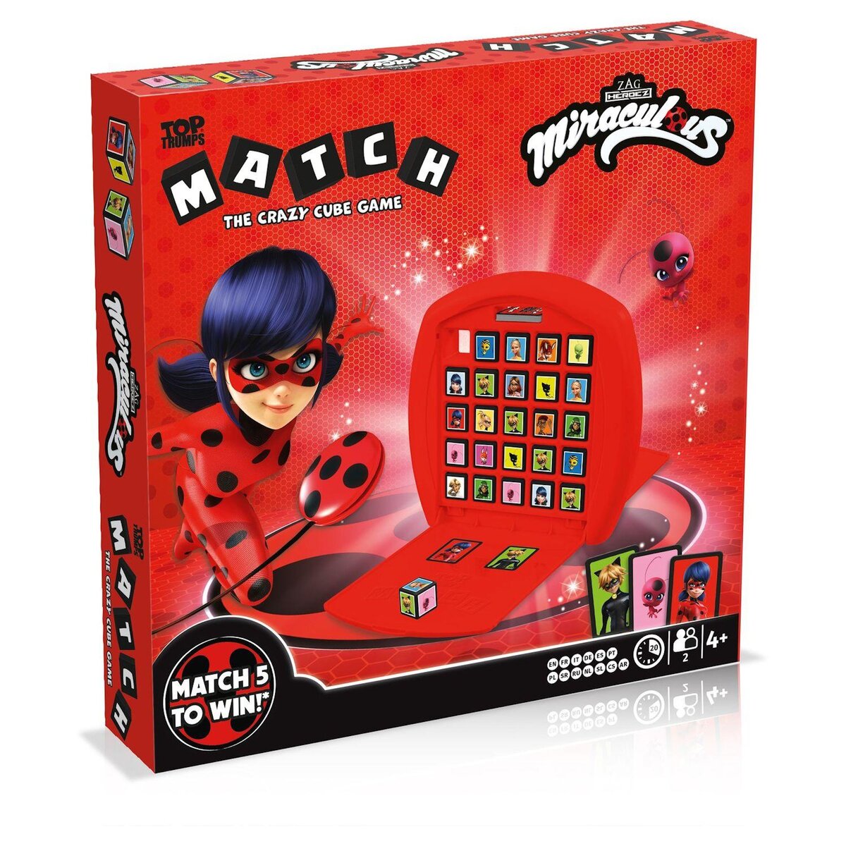  WINNING MOVES Jeu Match Miraculous