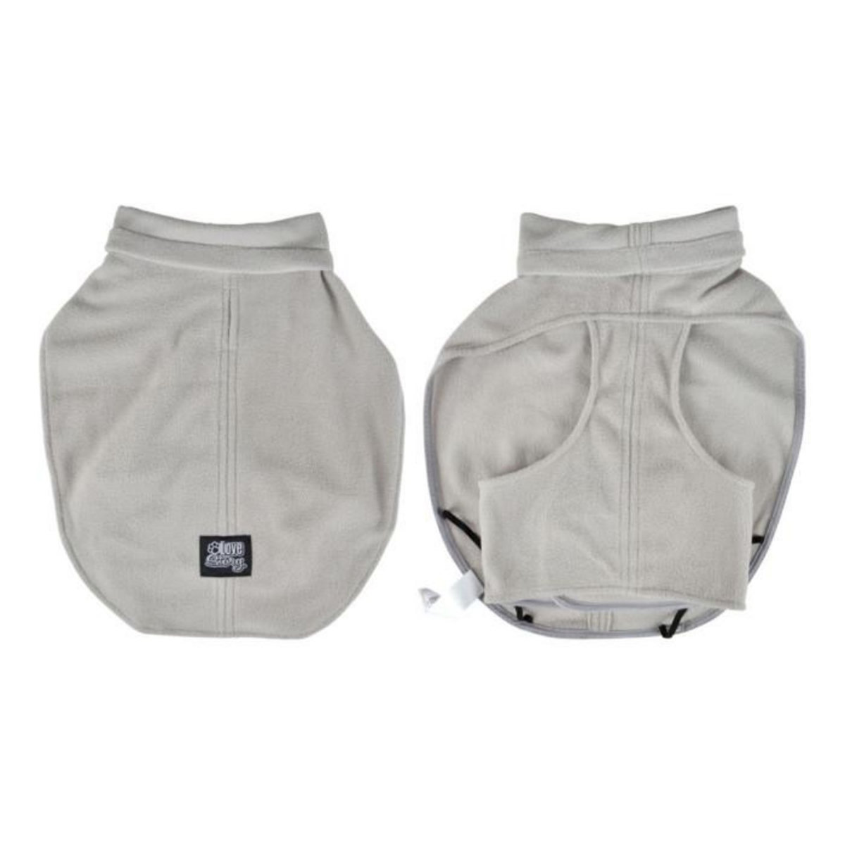 Paris Prix Veste Polaire Chien  Frileux  30cm Gris Clair