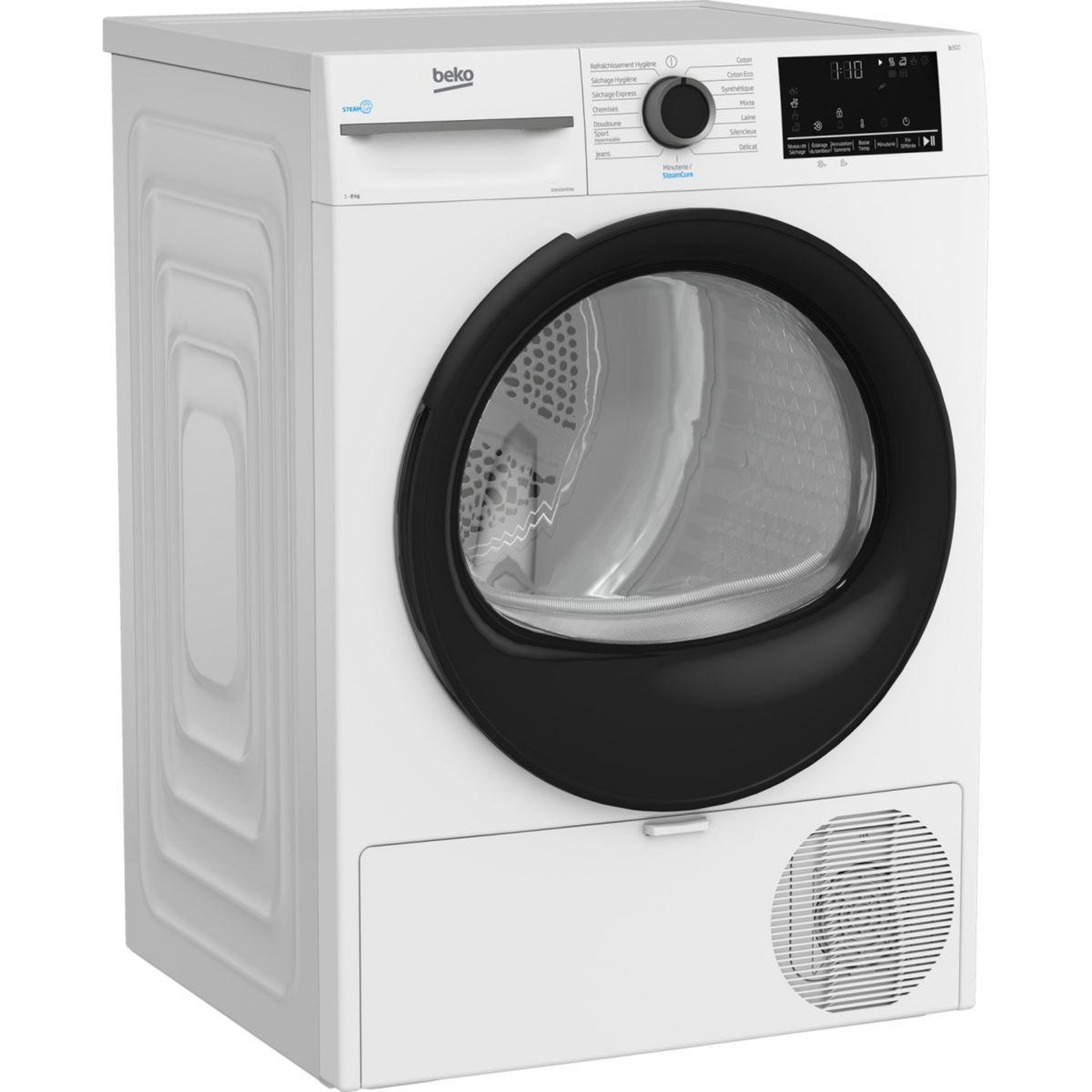 Voir la diapositive 3 : Beko Sèche linge pompe à chaleur D3H28493W