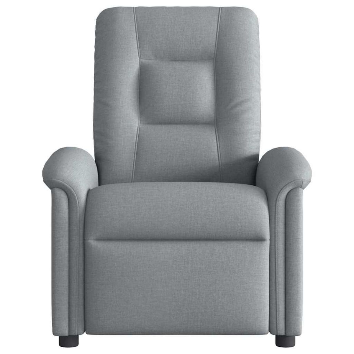 VIDAXL Fauteuil inclinable Gris clair Tissu