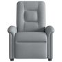 Voir la diapositive 3 : VIDAXL Fauteuil inclinable Gris clair Tissu