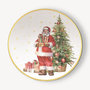 Voir la diapositive 4 : FEERIC LIGHT & CHRISTMAS Lot de 12 assiettes de présentation PÈRE NOËL - Blanc