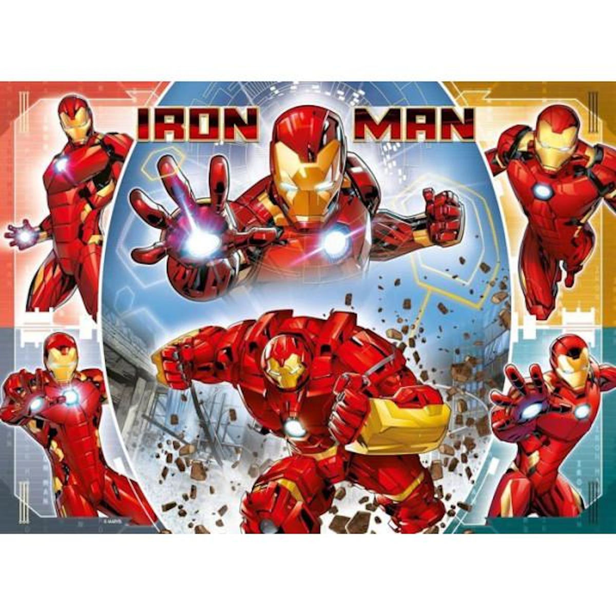 RAVENSBURGER Puzzle 100 pièces XXL - Iron Man, Marvel Avengers - Ravensburger - Dès 6 ans