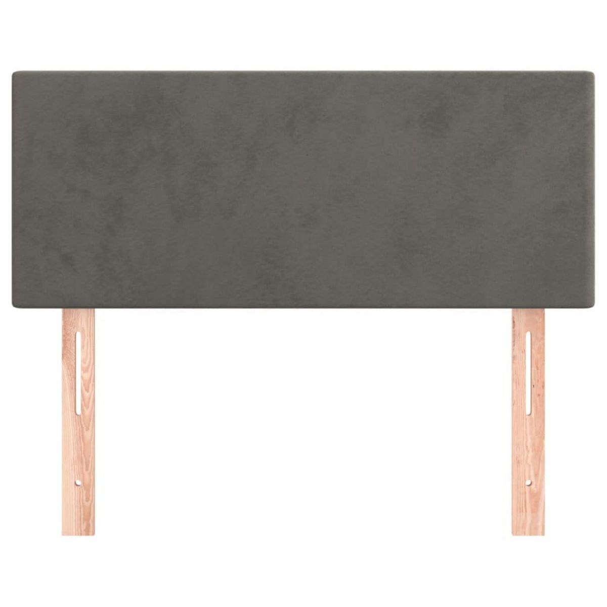 VIDAXL Tete de lit Gris fonce 90x5x78/88 cm Velours