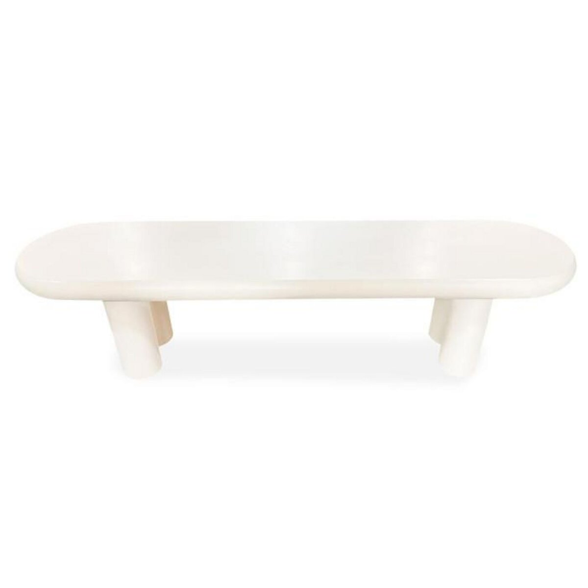 Paris Prix Table Basse Ovale  Emory  160cm Crème