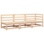 Voir la diapositive 2 : VIDAXL Canape de jardin 3 places bois de pin massif