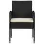 Voir la diapositive 5 : VIDAXL Ensemble a manger d'exterieur 7 pcs Resine tressee Noir
