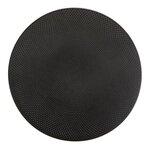 SECRET DE GOURMET Lot de 6 Assiettes à Dessert  Caviar  21cm Noir