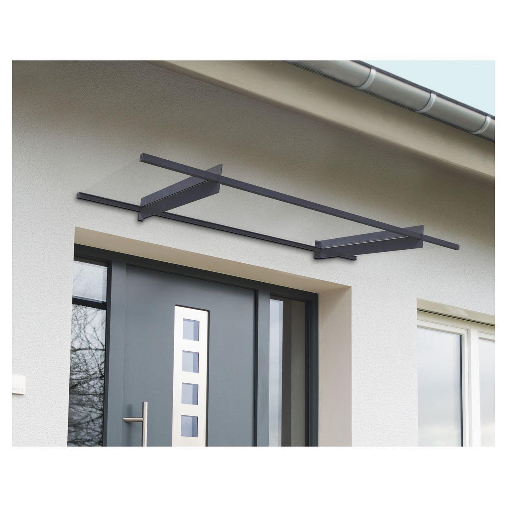 Canopia by PALRAM Marquise - Anthracite - 94x250-5cm - NANCY 2050