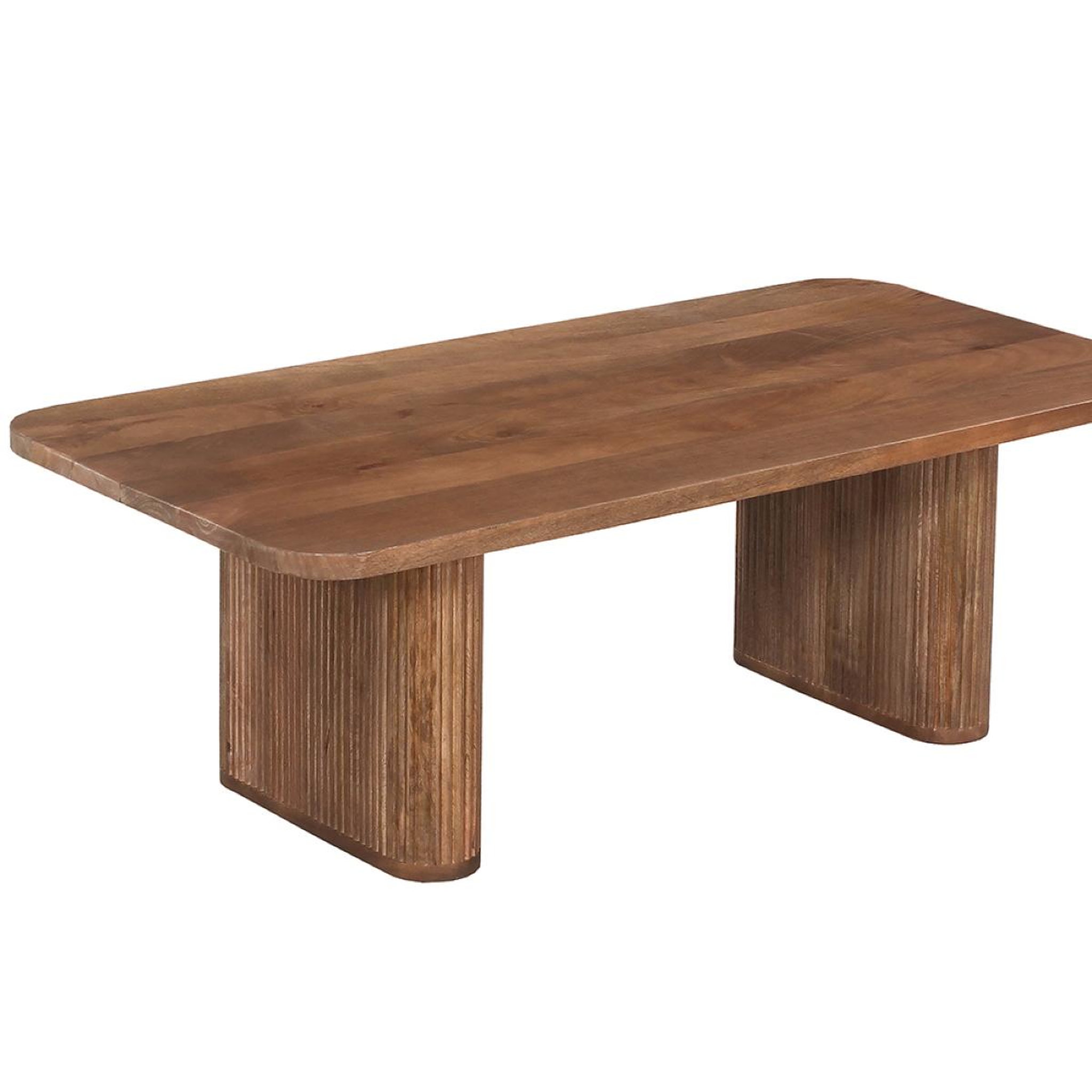 JLC KREATION Table basse rectangle en bois de manguier jeanne