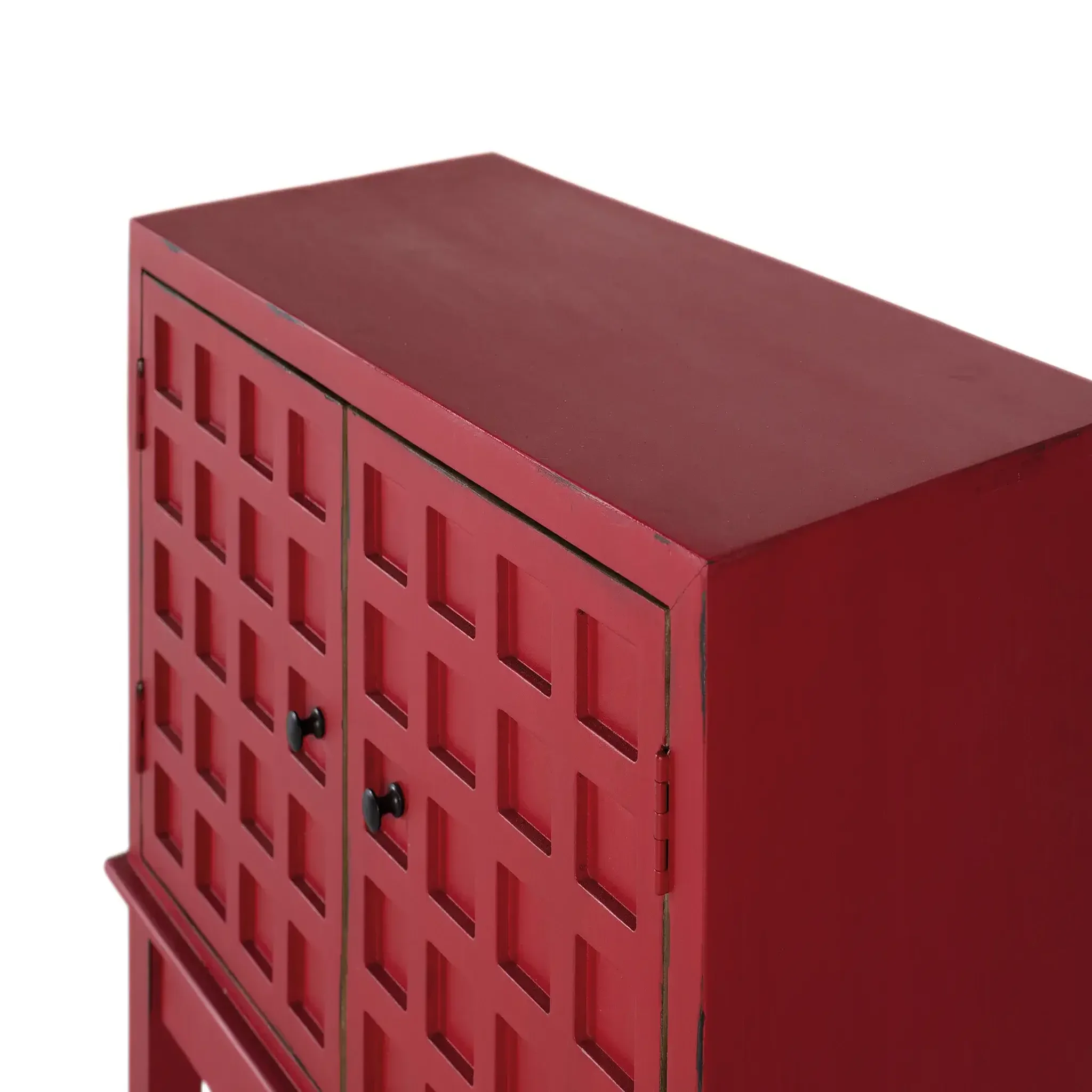 Voir la diapositive 3 : GINER Y COLOMER SL Meuble d'appoint en bois de manguier 81 cm style contemporain oriental