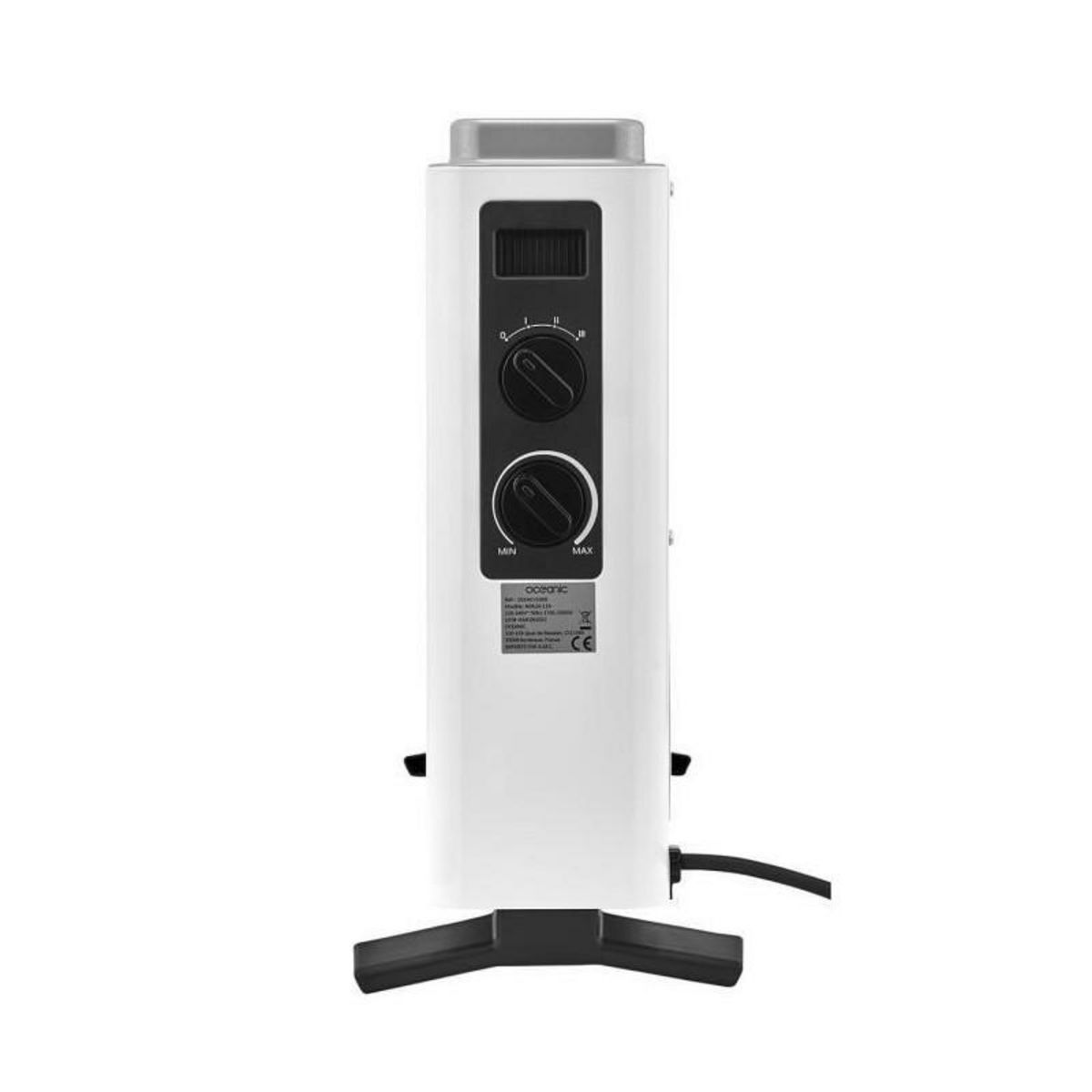 OCEANIC Radiateur convecteur electrique 2000W OCEANIC - 3 puissances - Mobile - Blanc