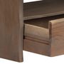 Voir la diapositive 4 : VIDAXL Table basse Acacia massif Bord assorti 90x50x40 cm Gris