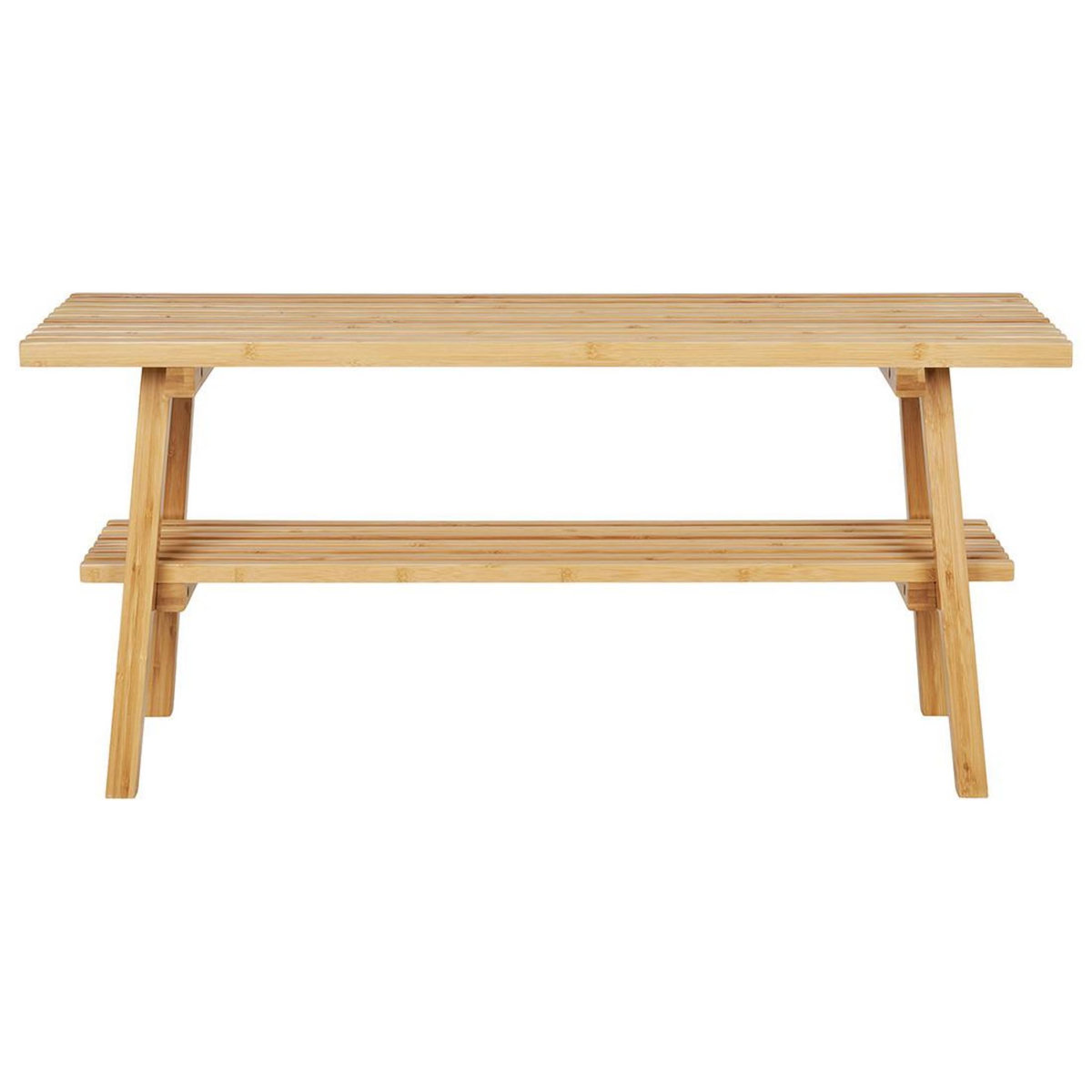 LISA DESIGN Saona - banc avec rangement - bambou naturel - 70 cm