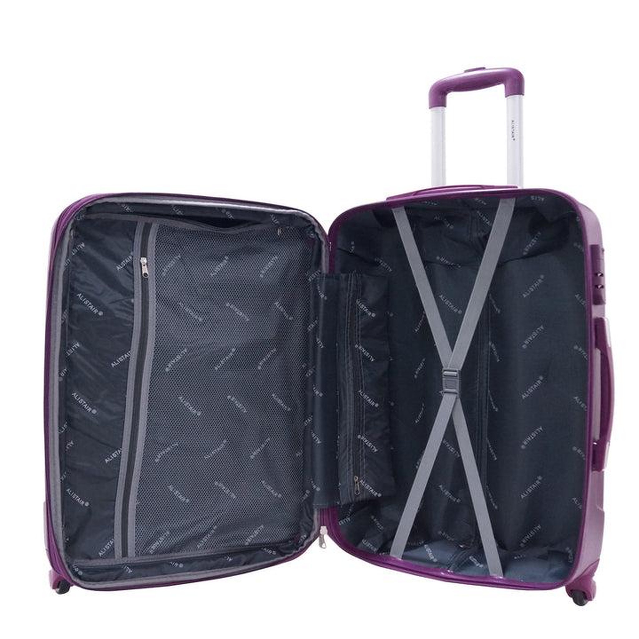 Voir la diapositive 4 : Alistair Valise taille moyenne Alistair - Collection Airo - 4 roues - ABS ultra résistan