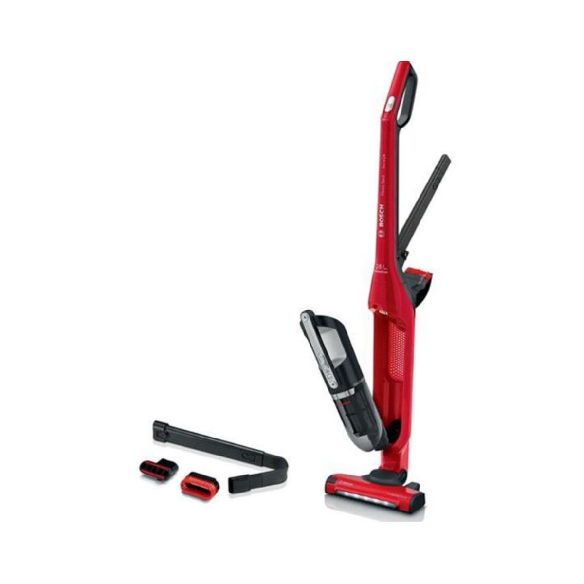 BOSCH Aspirateur balai 2en1 rechargeable 28v rouge - bbh3zoo28