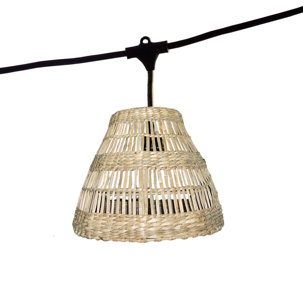 Lumisky Guirlande lumineuse raccordable TESSA Beige Herbe marine 6m