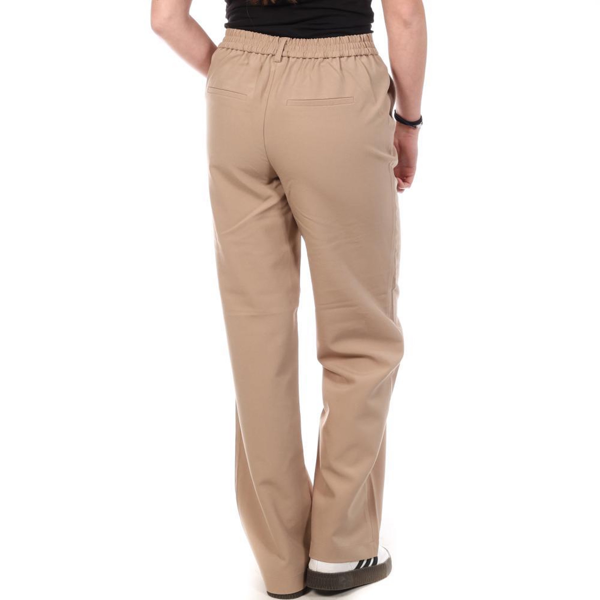 Voir la diapositive 2 : Vero Moda Pantalon Straight Beige Femme Vero Moda Barba