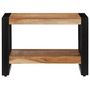Voir la diapositive 2 : VIDAXL Table basse 60x60x40 cm Bois d'acacia massif