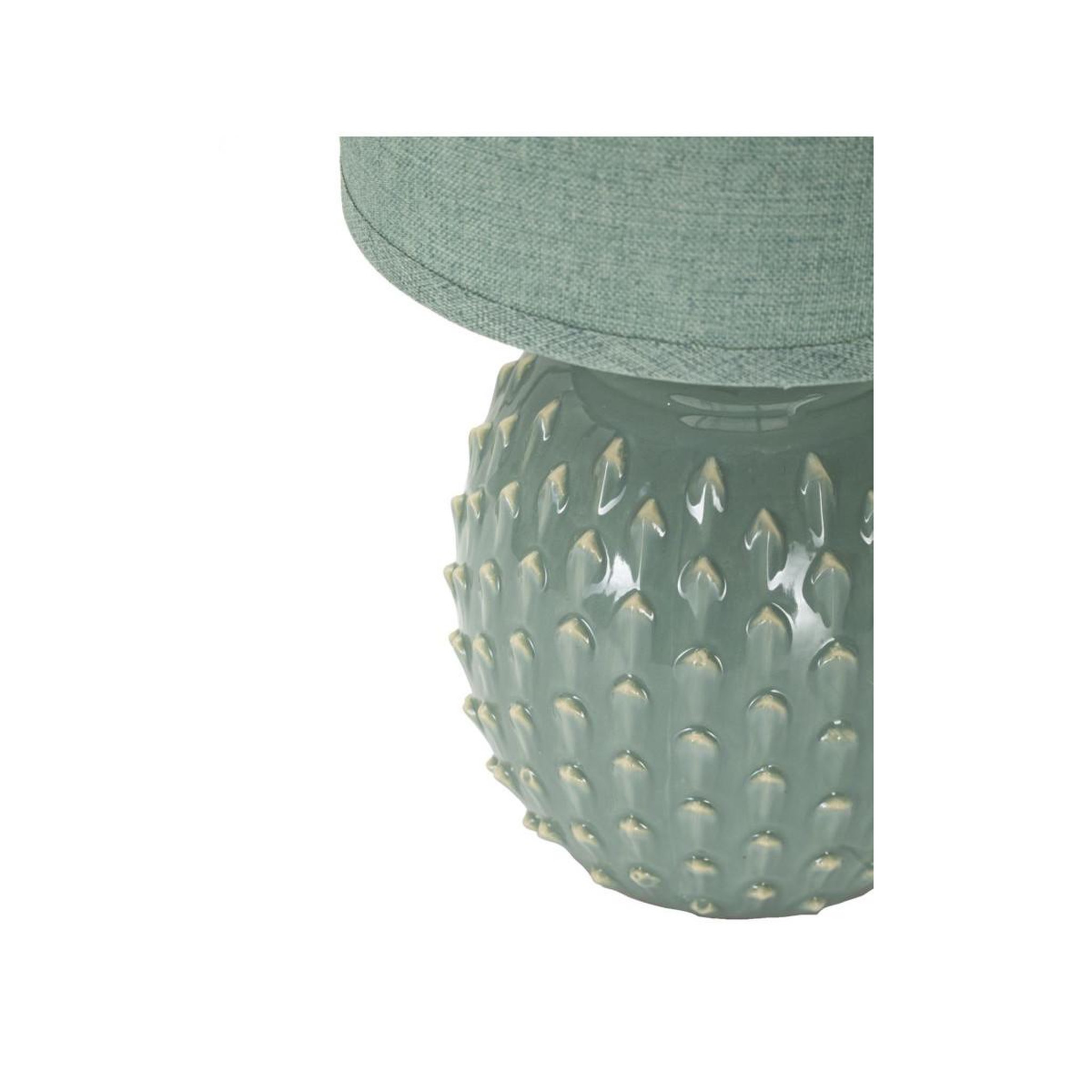 Voir la diapositive 4 : Paris Prix Lampe à poser en céramique  pontus  27cm turquoise