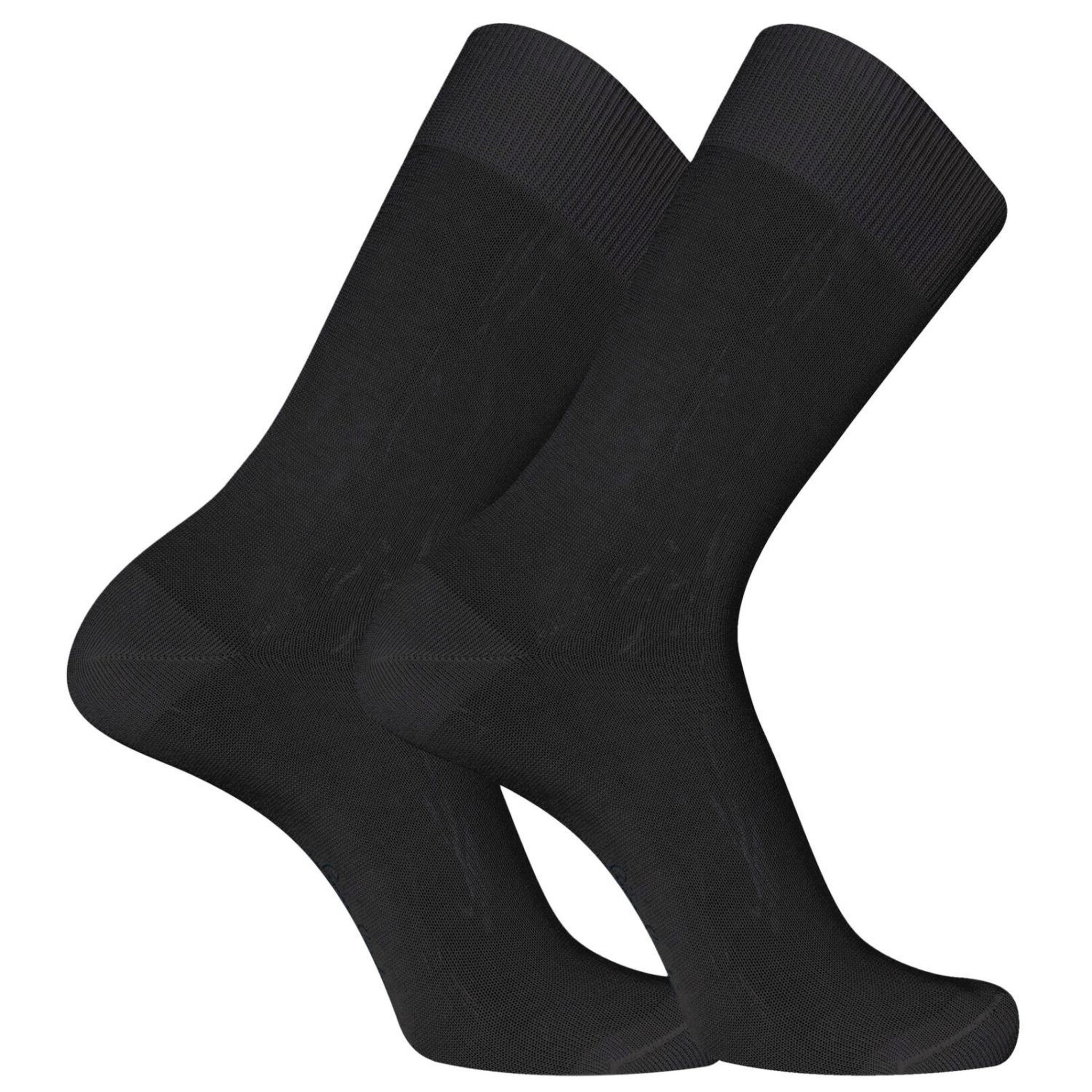 Voir la diapositive 3 : PIERRE CARDIN Lot de 2 Paires de chaussettes de ville en Fil d'Ecosse modèle 0110