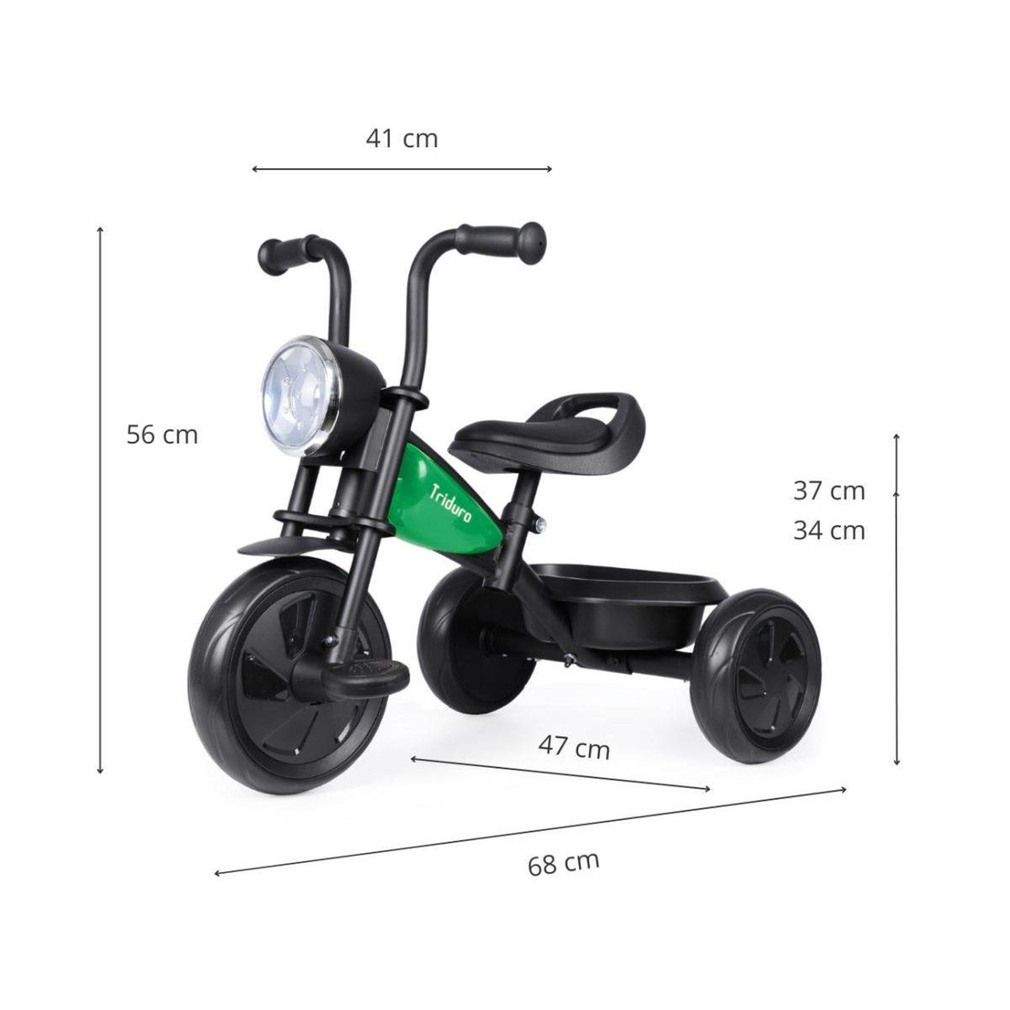 Voir la diapositive 3 : QPLAY Tricycle  triduro vert
