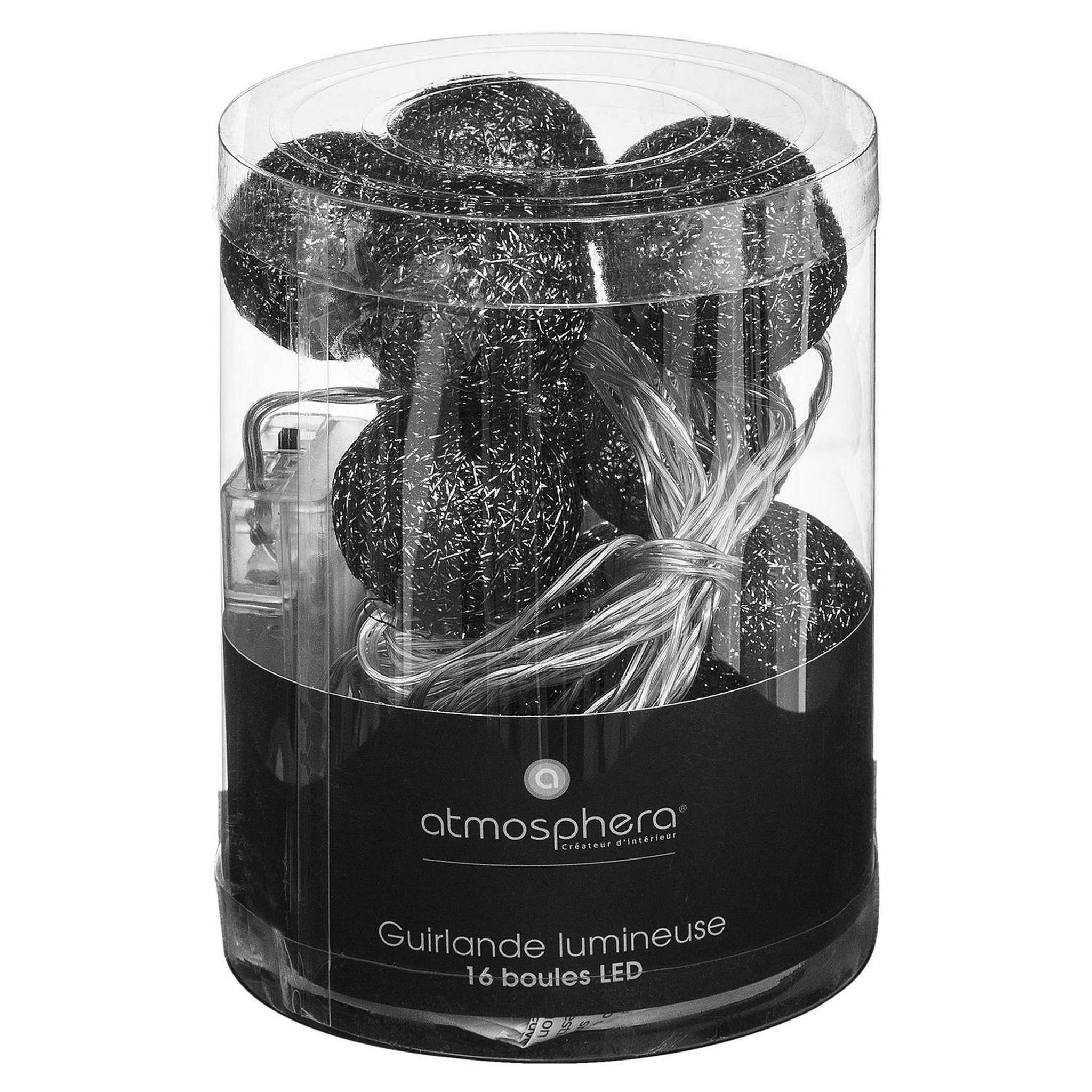 Voir la diapositive 3 : ATMOSPHERA Guirlande led 16 boules