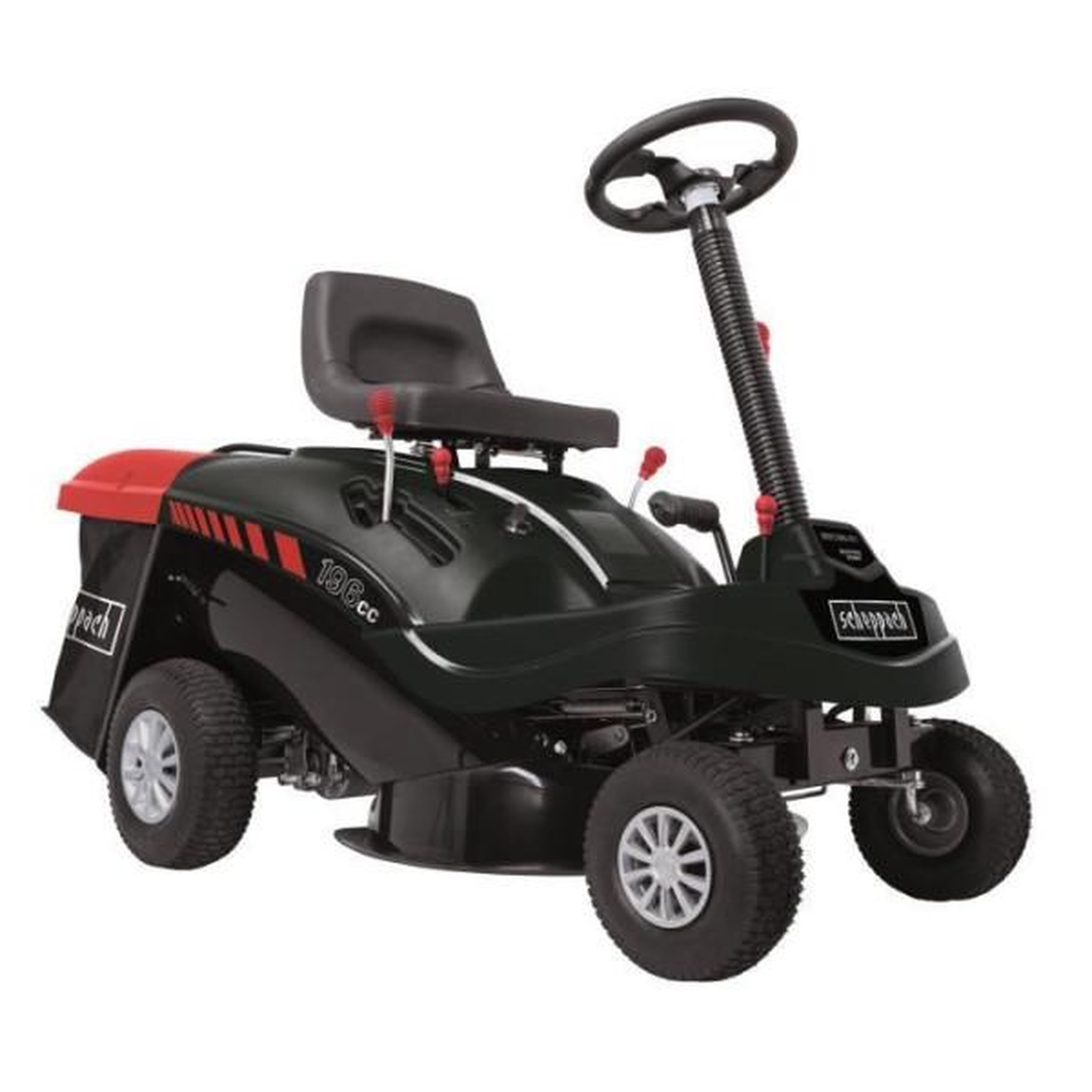 Voir la diapositive 4 : SCHEPPACH Tondeuse a Gazon TONDEUSE AUTOPORTEE – RIDER THERMIQUE – MR196-61 – 61cm – 196CC – SCHEPPACH