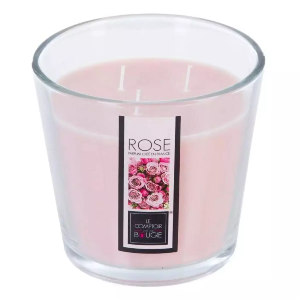 COMPTOIR DE LA BOUGIE Bougie Parfumée  Nina  500g Rose