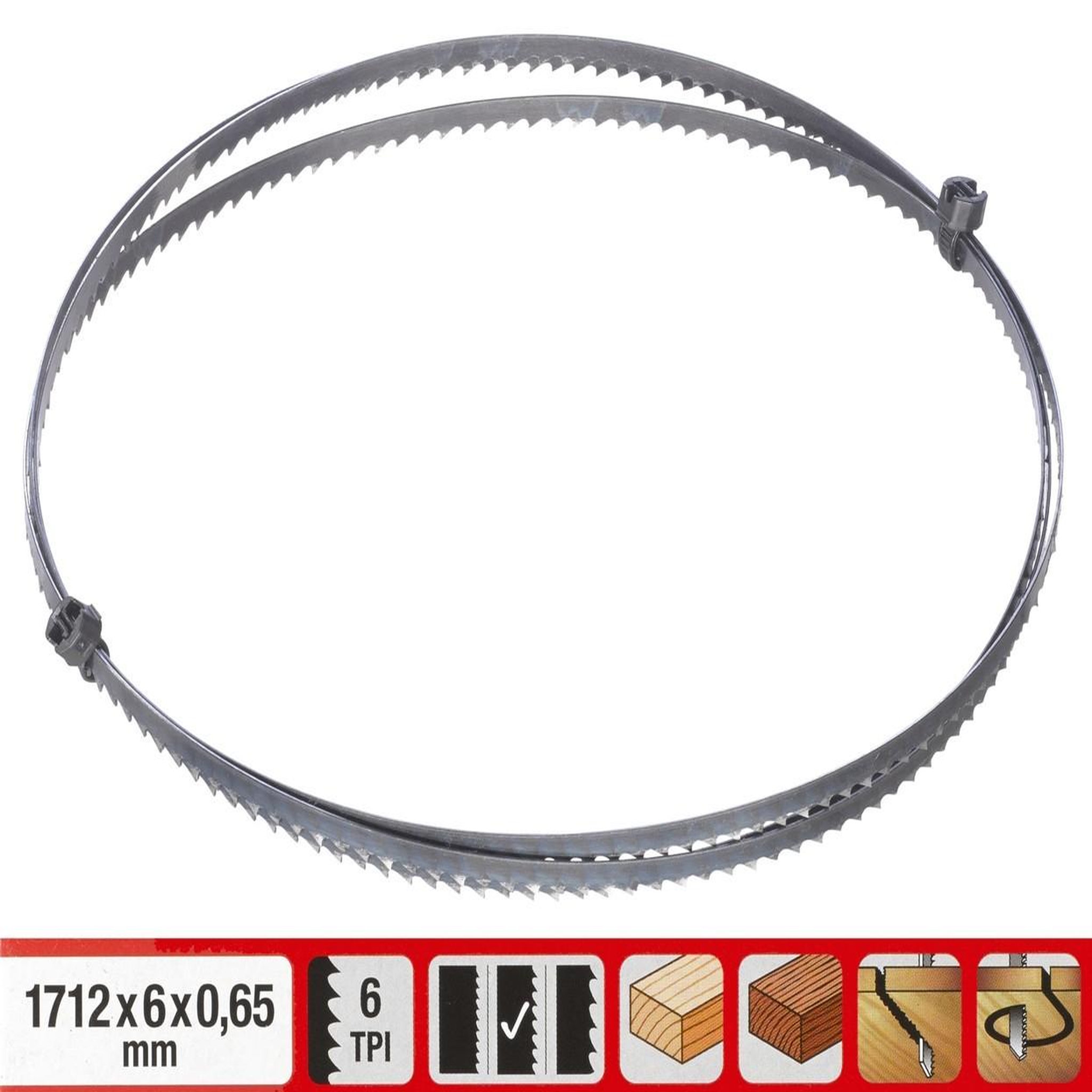 Einhell Lame de scie ruban 1700x6,4mm - 6 dents KWB