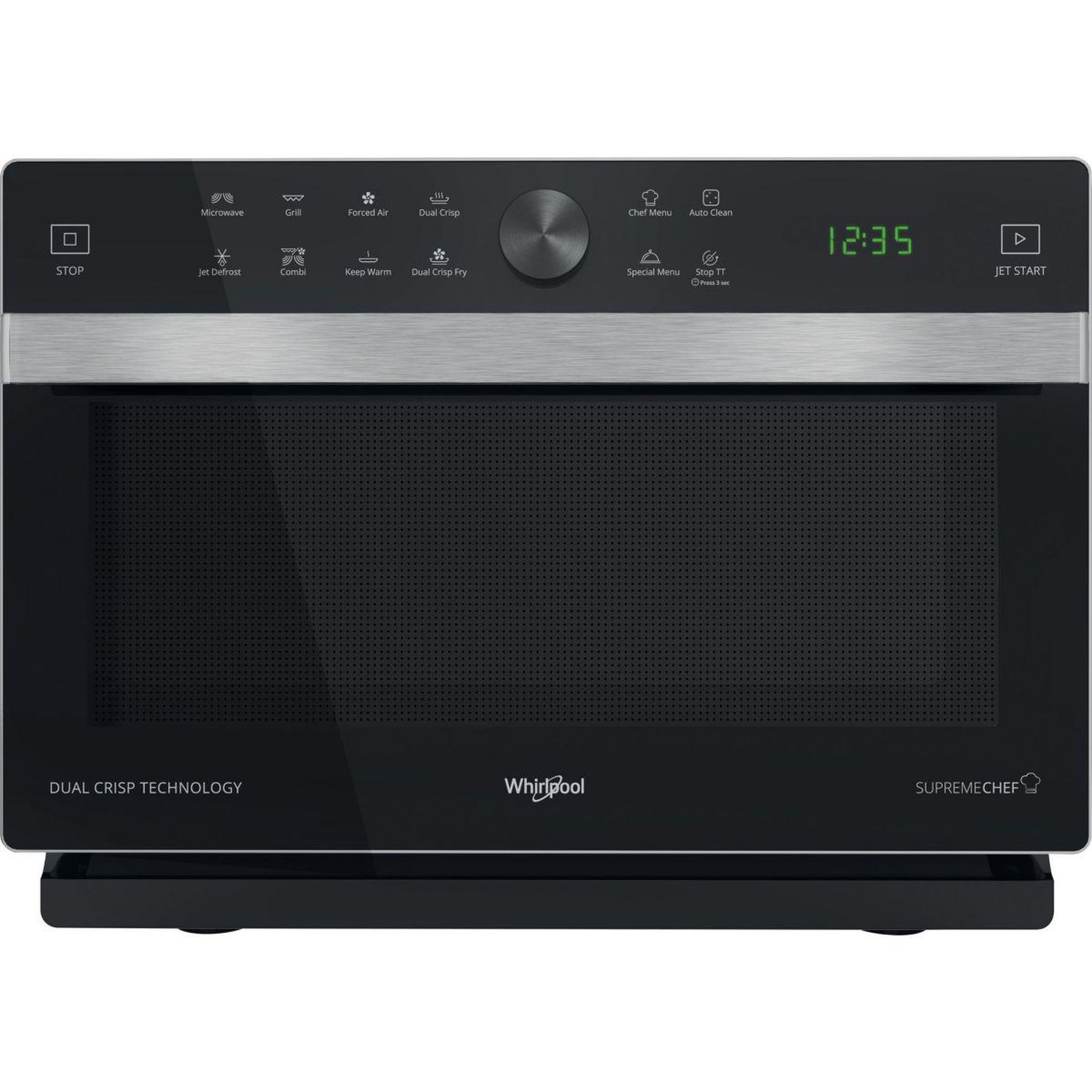 Voir la diapositive 1 : Whirlpool Micro ondes combiné MWSC833B