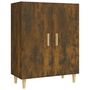 Voir la diapositive 2 : VIDAXL Buffet Chene fume 70x34x90 cm Bois d'ingenierie