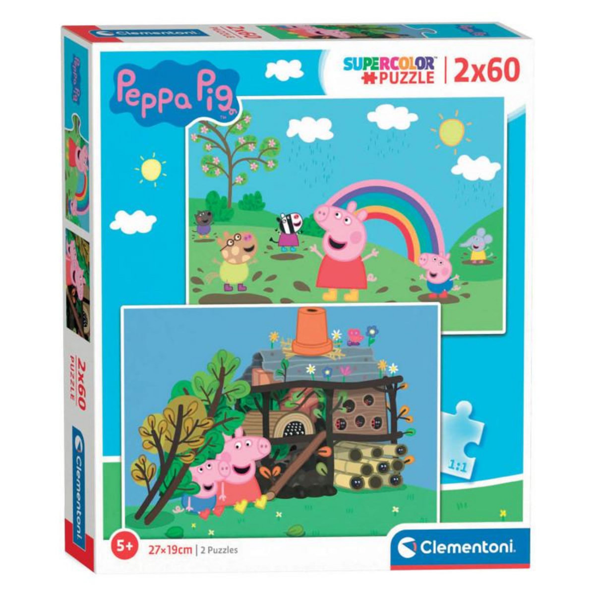 CLEMENTONI Clementoni Jigsaw Puzzle - Peppa Pig, 2x60st. 21622