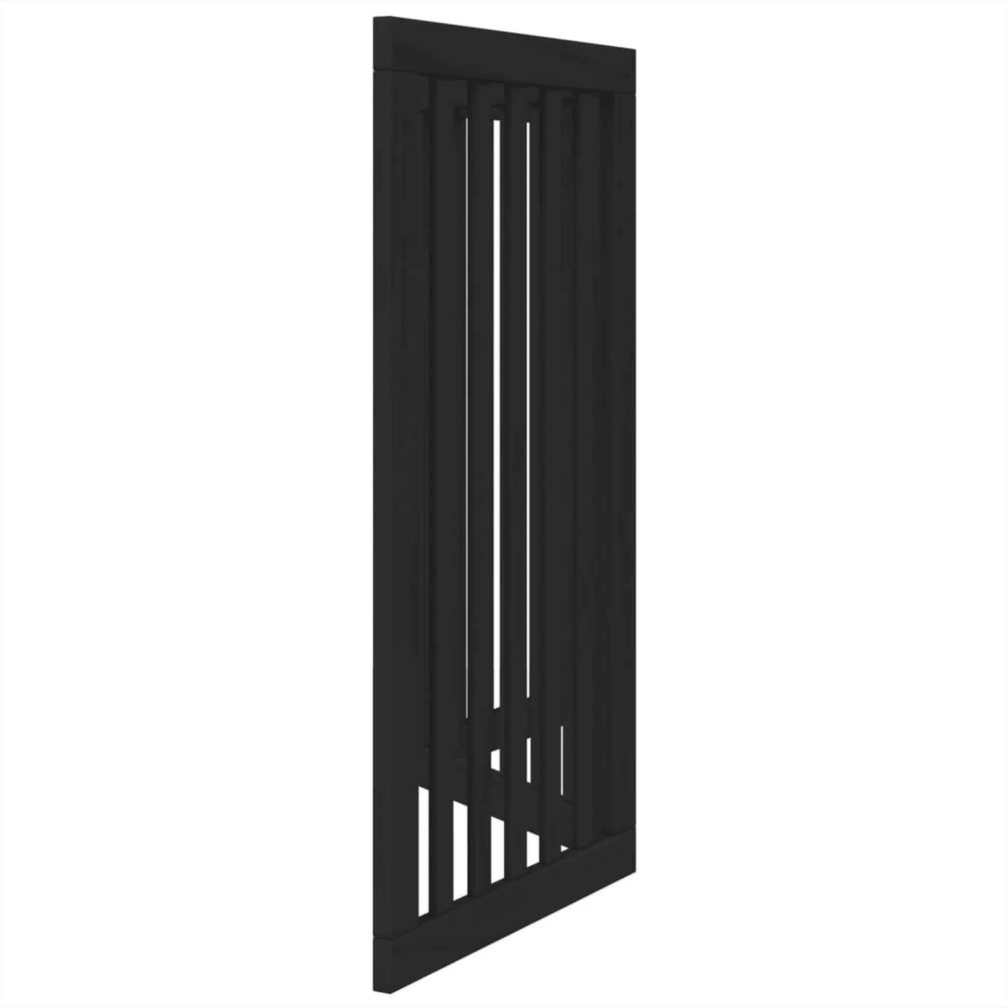 Voir la diapositive 5 : VIDAXL Barriere pour chien pliable 3 panneaux noir bois de peuplier