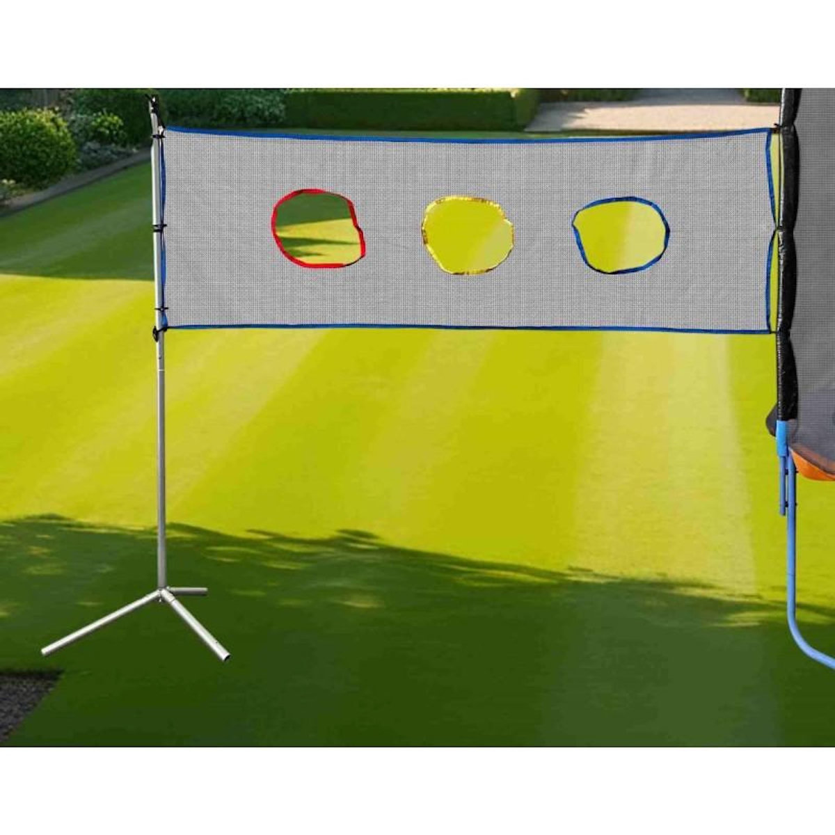 JUMP4FUN Trampoline extérieur Classique ø185 cm- 6FT- Inclus Filet multi- jeux