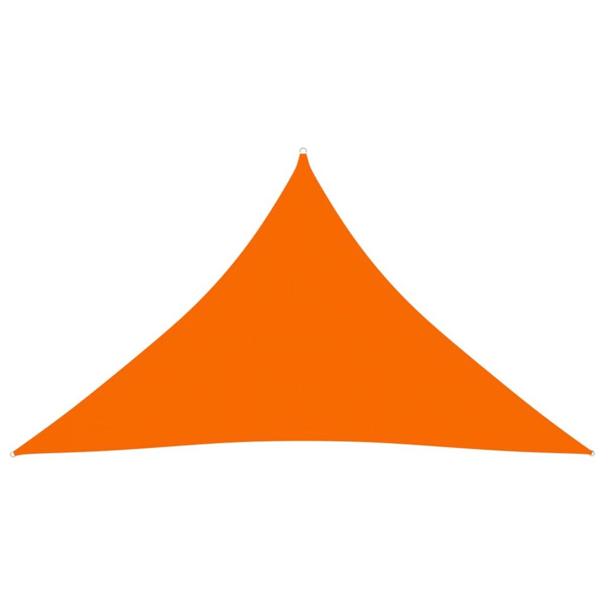 VIDAXL Voile de parasol Tissu Oxford triangulaire 2,5x2,5x3,5 m Orange
