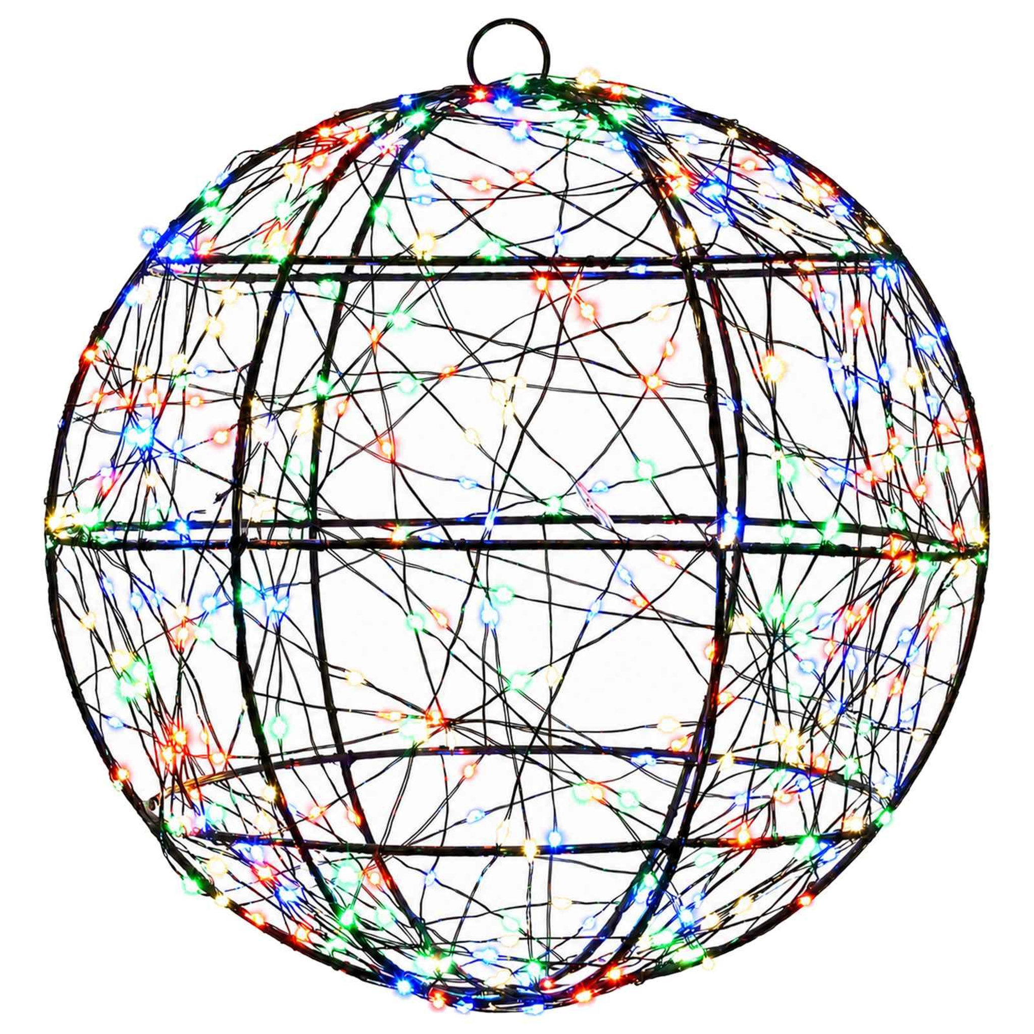 VIDAXL Lumiere de finial de Noël 300 LED Multicolore Ø 30 x 32 cm